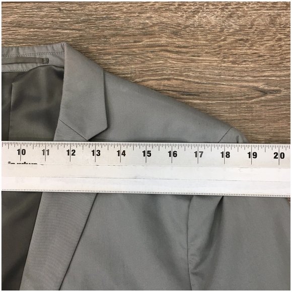 Theory Mens Blazer Sport Coat Two Button Casual Jacket Size 42R Slim Cotton Suit - Picture 11 of 14